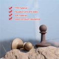 thumbnail image 3 of Decodeary 4Pcs Lightning Protection Cap Camping Canopy Tent Canopy Pillar Support Lightning Protector Tent Tarp Grabbers, 3 of 9