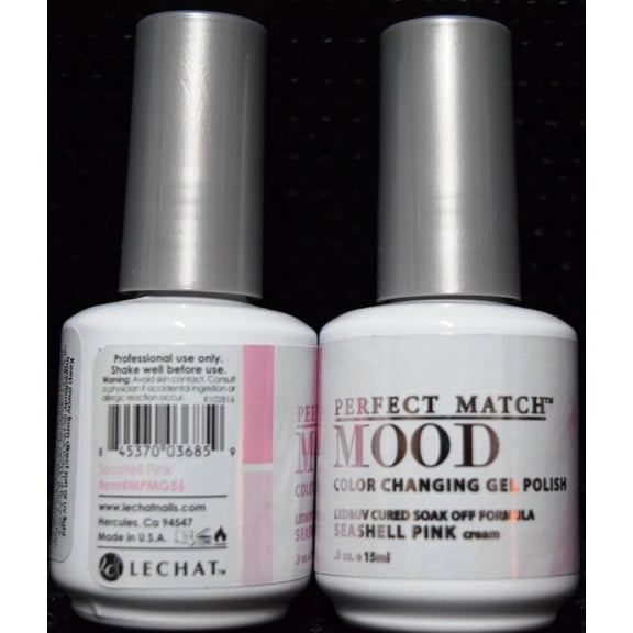 LECHAT Soak off Gel Mood Changing Color - MPMG56 Seashell Pink