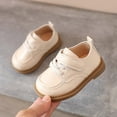 thumbnail image 4 of Willtoo Infant Baby Boy Girl Oxford Shoes PU Faux Leather Loafers Rubber and Soft Sole Wedding Dress Shoes Toddler Girl Baby Walking Shoes, 4 of 4