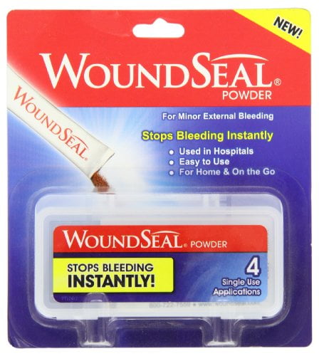 2 Pack - WoundSeal Powder 4 Ea, Stops Bleeding Instantly! - Walmart.com ...