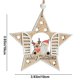 thumbnail image 3 of Ganfancp Decoraciones Navideñas Colgantes Árbol de Navidad Colgantes Papá Noel de Madera Pintada Rebajas Flash Deals 1* Colgante, 3 of 6