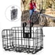 thumbnail image 1 of Cesta plegable de hierro negro resistente para bicicleta de montaña cesta frontal plegable accesorio para bolsa de alambre colgante trasero ANGGREK Otros, 1 of 8