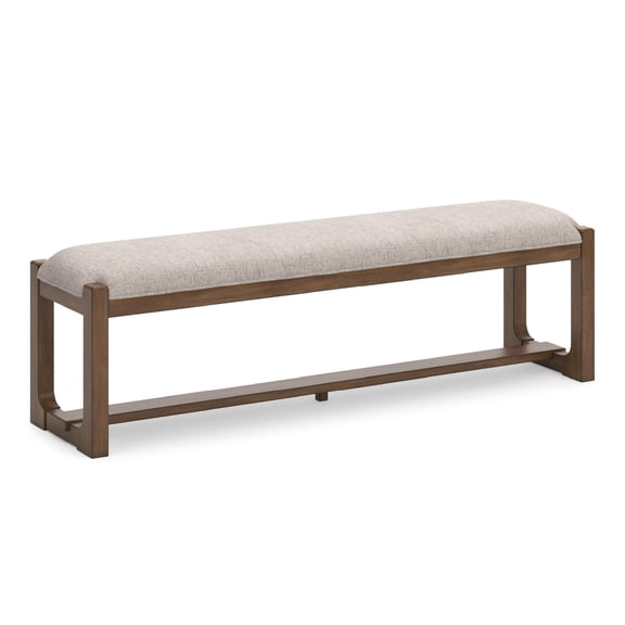 Signature Design by Ashley Cabalynn Farmhouse 63" Dining Bench, Light Brown