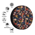 thumbnail image 4 of Goofa Vintage Floral Pattern Universal Tire Cover for Jeep, SUV, Truck, and Trailer – Waterproof, UV-Resistant,Easy to Install, Fits 14"-17" Tires-15 inch, 4 of 6