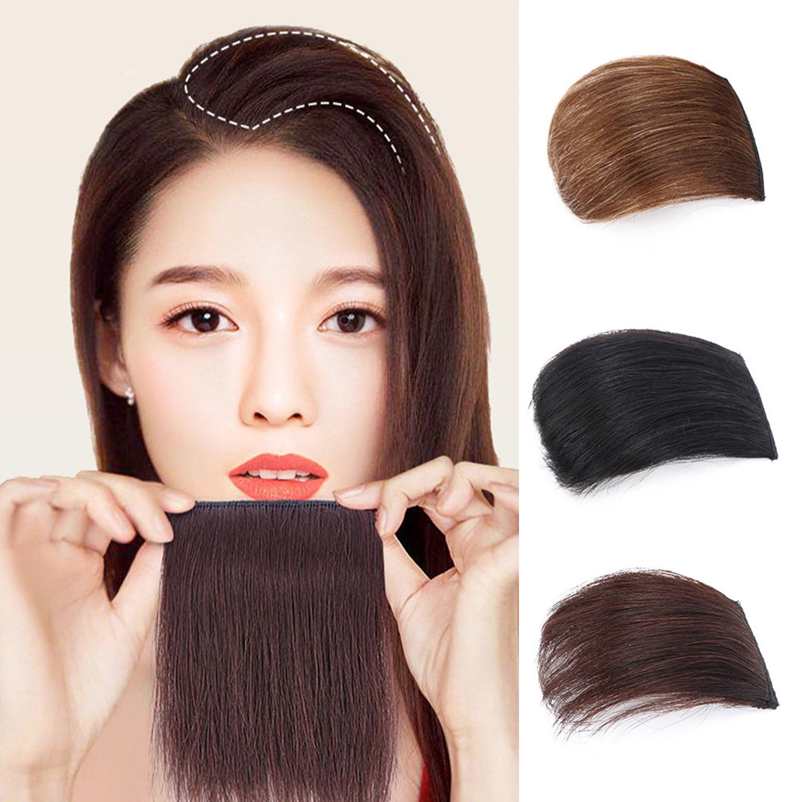 GoFJ Wig Pads Invisible Thicken Hair Human Hair Smooth Fluffy Hair ...