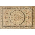 thumbnail image 1 of Ahgly Company Machine Washable Indoor Rectangle Traditional Light Brown Area Rugs, 6' x 9', 1 of 7