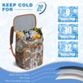 thumbnail image 2 of Sac à Dos Glacière Isotherme Géométrique Rétro - Sac Glacière pour Aliments et Boissons 20 L à Grande Capacité, Isolation Longue Durée, Multiples Poches, Extérieur en Oxford Durable, Style Chic Exotique, 2 of 6