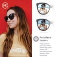 thumbnail image 4 of Gafas de Sol Polarizadas Knockaround Deja Views para Mujer en Negro, 4 of 8