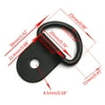 thumbnail image 7 of 20Pcs Heavy Duty Truck Tie Down Anchors Rings Cargo Bolt on D-Shaped Ring Buckle, 7 of 7