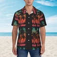 thumbnail image 4 of Balery Go Surfer Print Men's Hawaiian Shirts Short Sleeve Beach Shirt Relaxed Fit Vacation Button Down Shirts-, 4 of 9