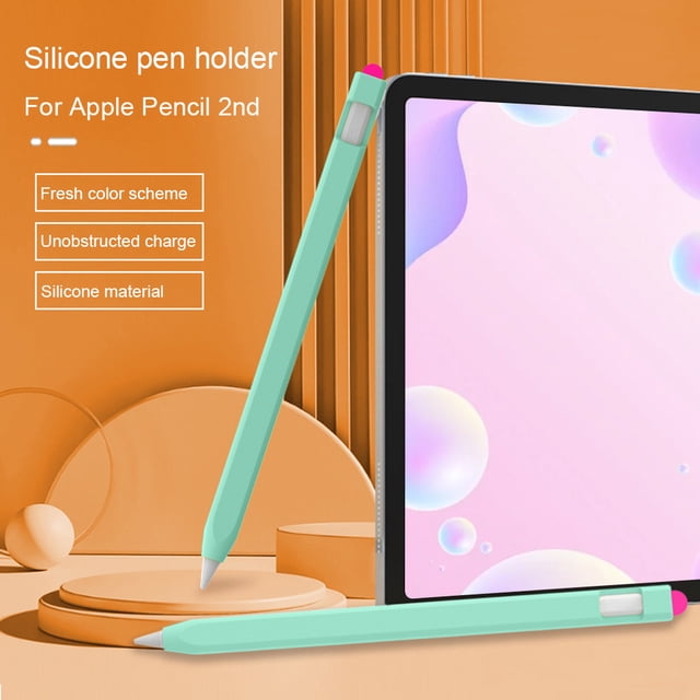 Funda para bolígrafo, funda antiarañazos para Apple Pencil 2nd Retro, verde y verde