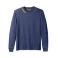 thumbnail image 2 of Daxton Premium Michigan Men Long Sleeves T Shirt Ultra Soft Medium Weight Cotton, HthNavy Tee Gold Letters 1XL, 2 of 3