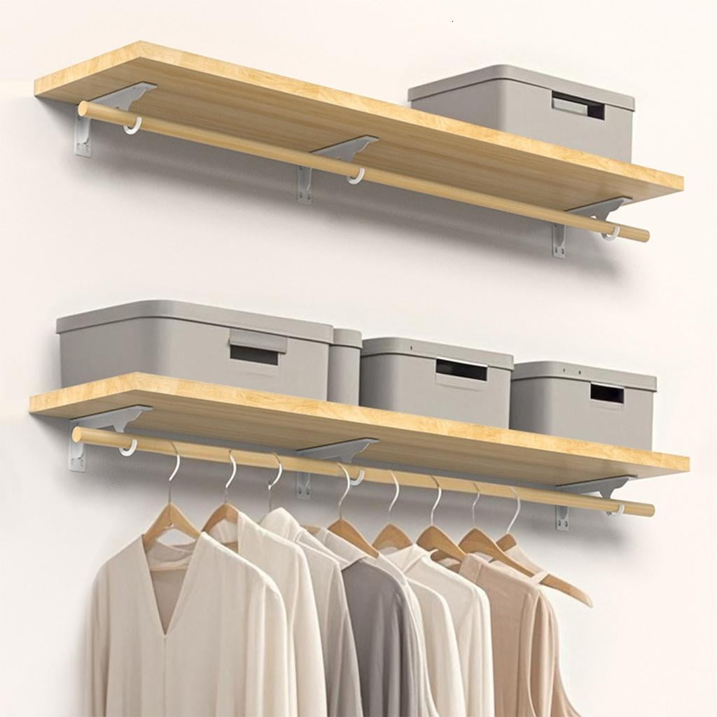 Shelf Brackets Wall Mounted 110kg Load Capacity Cold Rolled Steel Supports