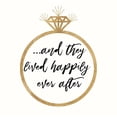 thumbnail image 2 of Dos Santos, Bella 26x26 White Modern Wood Framed Museum Art Print Titled - Happily Ever After, 2 of 4