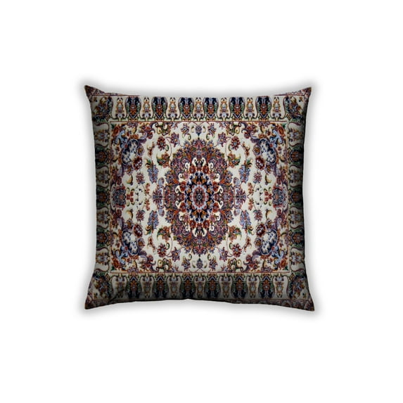 Ahgly Company Outdoor Square Traditional Throw Pillow, 18 inch by 18 inch