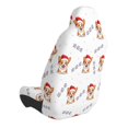 thumbnail image 2 of Wukai Corgi With Santa Claus Hat Full Set Car Seat Covers with Soft Padding Universal Auto Front Seats Protector and Cushion Mat, 2 of 5