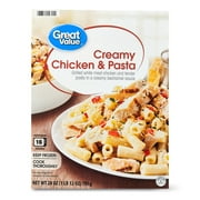Great Value Creamy Chicken & Pasta, 28 oz (Frozen)