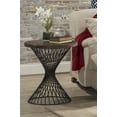 thumbnail image 2 of Hillsdale Furniture Kanister Wood and Metal End Table, Dark Pewter with Weathered Walnut Top, 2 of 3
