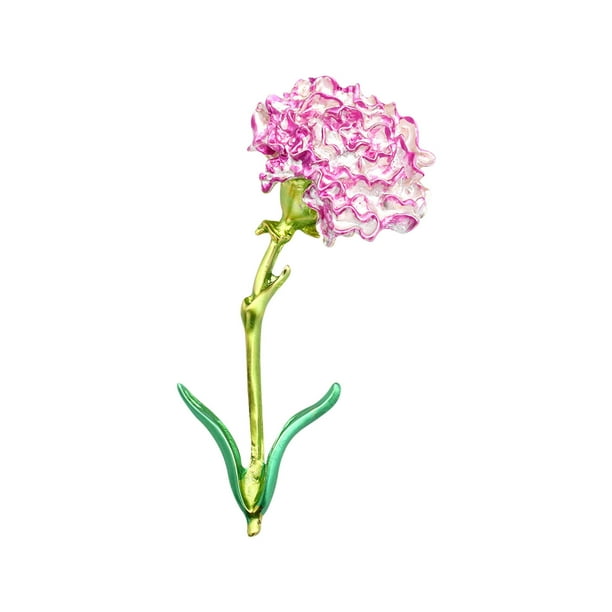 XWSHYW Broches Broche de Ramo con Forma de Clavel, Ropa Versátil y Generosa, para Fiesta, Cena, Actuación de Baile