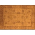 thumbnail image 1 of Ahgly Company Indoor Rectangle Oriental Orange Industrial Area Rugs, 8' x 12', 1 of 4