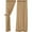 Tan, variant on VHC Brands Burlap Solid Color Cotton Farmhouse Curtains Rod Pocket Tie Back(s) Panel Pair, Natural Tan