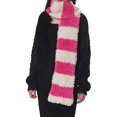 thumbnail image 1 of wonima44 Fall Winter Warm Long Soft Striped Scarf Classic Scarves for Women and Girls Cute Fuzzy Cold Weather Accessory, 1 of 1