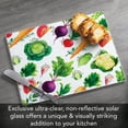 thumbnail image 6 of CounterArt "Delicious Veggies" 3mm Glass Cutting Board 10" by 8", 6 of 7