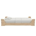 thumbnail image 4 of Little Seeds Maverick Montessori Toddler Floor Bed with 2 Heights, Natural Wood Grain, 4 of 20