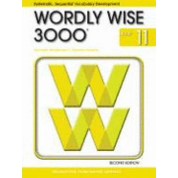 Pre-Owned Wordly Wise 3000 Grade 11 Student Book - 2nd Edition (Paperback) 0838828299 9780838828298