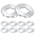thumbnail image 1 of Uxcell 10-Pack Espaciadores de Aluminio M10 10.5mm/ ID x 24mm/ OD x 2mm/ L Espaciador Metálico Redondo para Tornillos, 1 of 1