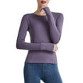 thumbnail image 1 of Camiseta Yoga Mujer TFixol Morada Pequeña, 1 of 8