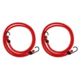 thumbnail image 1 of 2Pcs Camping Elastic Rope Elastic Cord Luggage Rope With Straps Hook Clothesline, 1 of 8