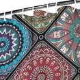 thumbnail image 3 of Multicolor Ethnic Mandala Pattern Shower Curtain 72"x84" ,Bathroom Decorative Shower Curtains Set with 12 Hooks,Modern Waterproof Washable Shower Curtain, 3 of 6