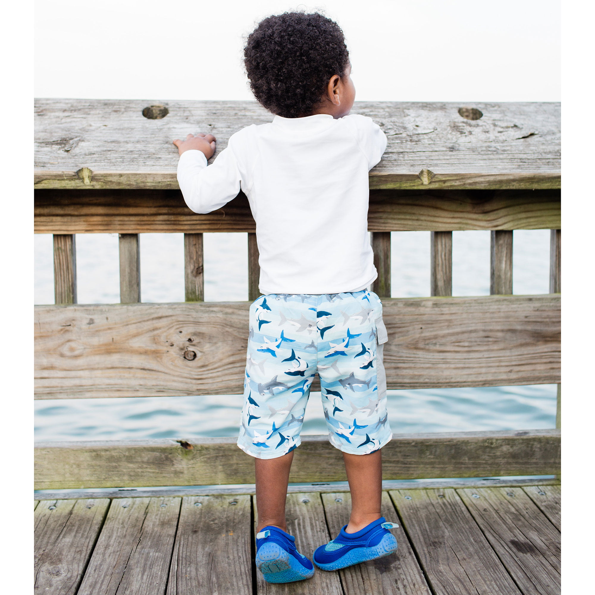 Galop Boys Kids 672814 Aqua Beach Pool Wet Suit Mesh Socks Surf Water Shoes Size 12.5-6 