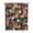 Country Fl, variant on Retro Polka Dot Aesthetic Shower Curtain - Geometric Dots Design Quick-Dry Polyester Fabric with 12 Hooks Included