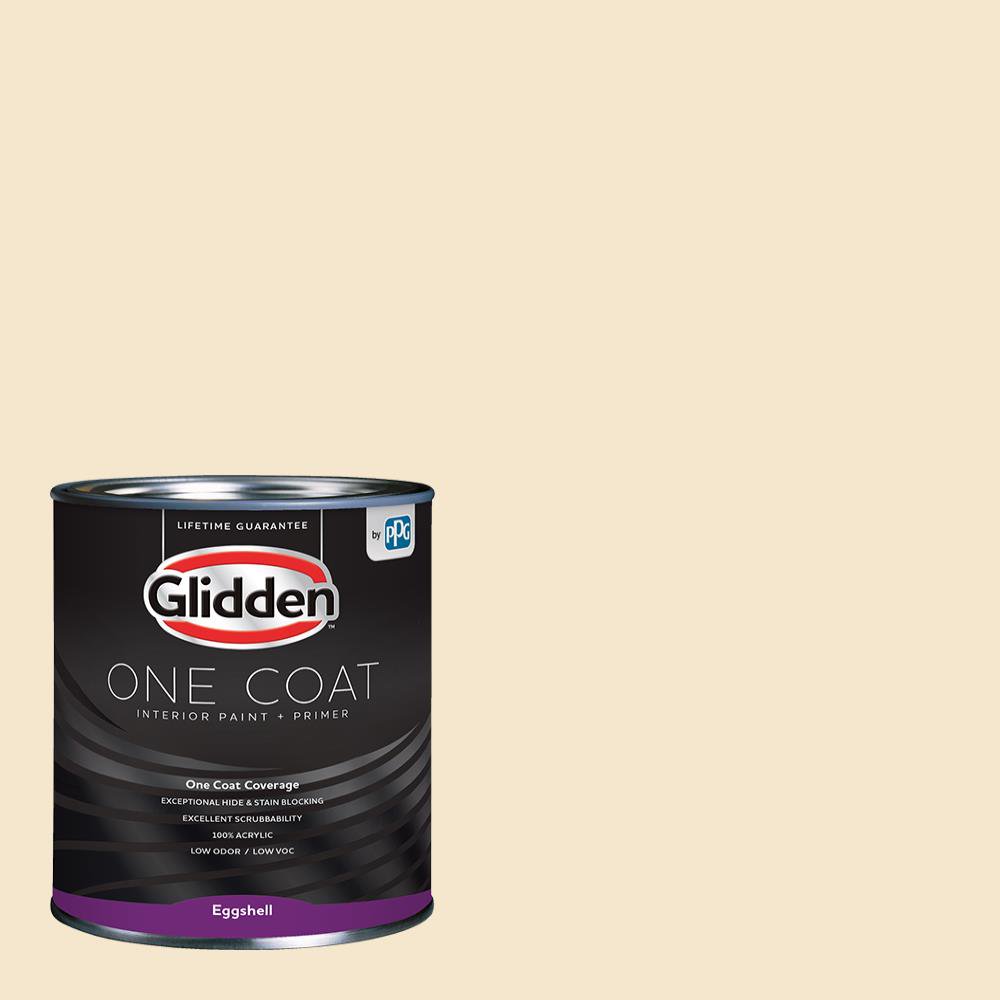 Glidden One Coat Interior Paint and Primer, Magnolia Blossom / Off