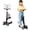Brown, variant on Lifemaster 3 Wheel Kids Scooter with Foldable Seat, Adjustable Handlebar, Lean-to-Steer LED Light-Up Wheels, Wide Anti-Slip Deck for Ages 2+