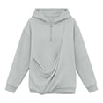 thumbnail image 5 of Cat Hoodie with Pouch Pet Carrier Hoodies Kangaroo Pocket Dog Sweatshirt Unisex Oversized Fit Pet Rest Holder Pullover Pet Walking Casual Fall Winter Daily Wear, Vacation, Travel, 5 of 5