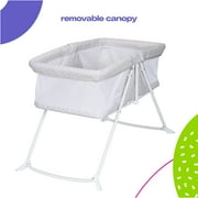 Cosco Kids Sleep Spot Baby Bassinet, Portable Bassinet for Baby, Noir Dot