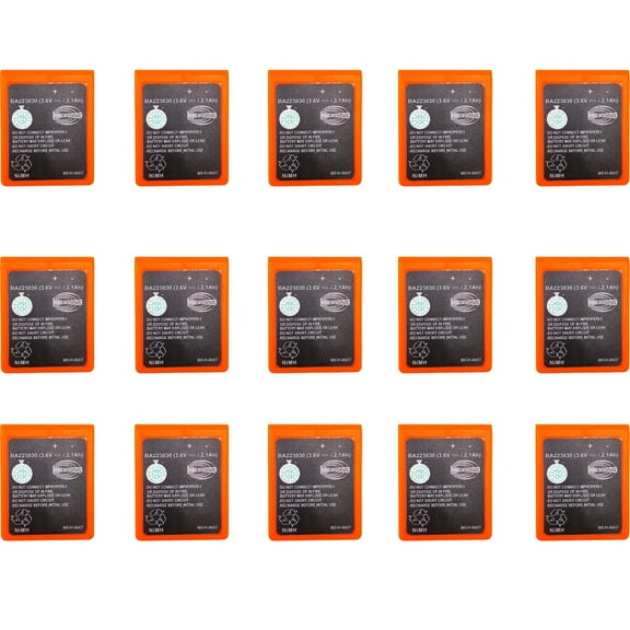 15 Pcs BATTEMALL BA223030 6V 2100mah Ni-Mh Battery for HBC Pump Truck Remote Control Battery