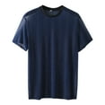 thumbnail image 5 of TBWNWG Men T Shirts Male Summer Party Mesh T Shirt Blouse Tight Round Neck Short Sleeve Tops,Size 3XL, 5 of 6