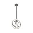 thumbnail image 6 of Hunter - Gablecrest 1-light Painted Concrete, Medium Size Pendant Light, Dimmable, Transitional Style, Sphere Shaped, for Bedrooms, Dining, Living Rooms - 19092, 6 of 10