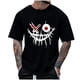 thumbnail image 1 of Camisetas de Cuello de la Tripulación de los Hombres de Poliéster Impreso en Seco Rápido, Cuello Redondo de Corte 3D para Gimnasio, Carrera, Ciclismo Y Ocasional, 1 of 4