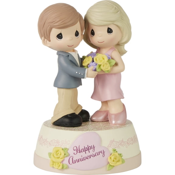 Precious Moments Our Love Will Bloom Forever Anniversary Musical