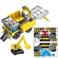 thumbnail image 1 of Pista de almacenamiento de deformaciones de vehículos de ingeniería de ensamblaje de juguetes, 1 of 5