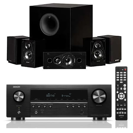 Energy Take Classic 5.1 Channel Home Theater System + Denon AVR-S670H 75W 5.2-Channel 8K Network AV Receiver with HEOS