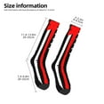 thumbnail image 4 of Vsdgher Firefighters USA Flag Print Thigh High Socks Extra Long Stretchy Sock Women Over Knee High Opaque Stocking Daily Wear, 4 of 5