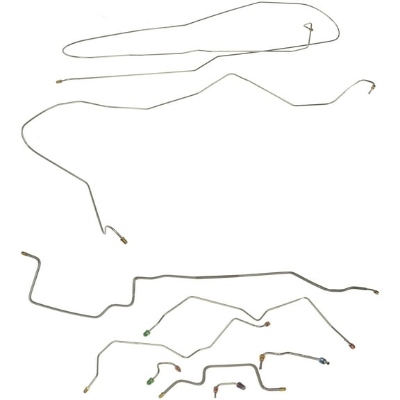 Dorman 919-034 Stainless Steel Preformed Brake Line for Specific Dodge Models (OE FIX)