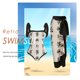 thumbnail image 2 of Traje de baño de playa Mujer con cordones y vestido para deportes acuáticos (2XL) Negro 2 piezas Wdftyju Para Estrenar, 2 of 4