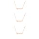 thumbnail image 3 of Collar Qarigey Doce Signos del Zodiaco Capricornio Oro Rosa, 3 of 6